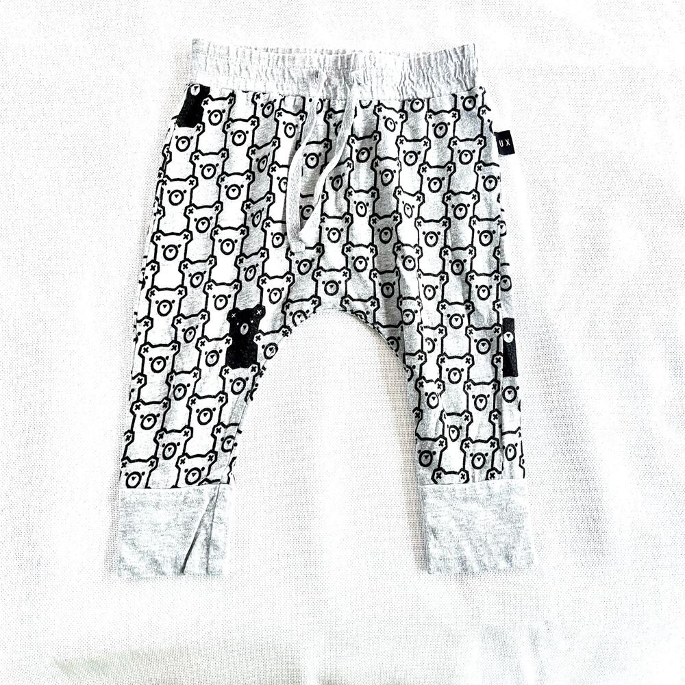 Huxbaby bear print pants size 12 months